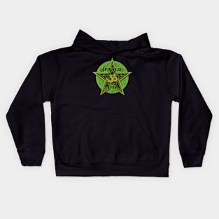 Green Spiritual Star Kids Hoodie